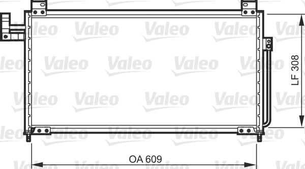 Valeo 818087 - Condensatore, Climatizzatore www.autoricambit.com