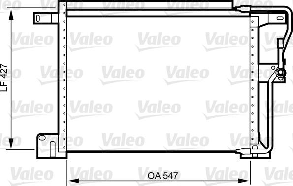 Valeo 818024 - Condensatore, Climatizzatore www.autoricambit.com