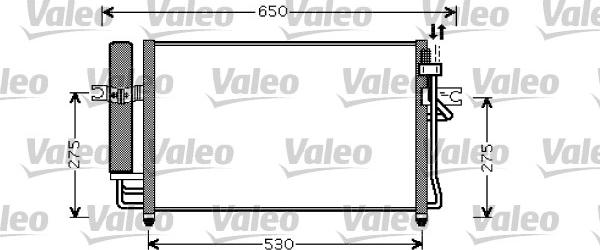 Valeo 818074 - Condensatore, Climatizzatore www.autoricambit.com