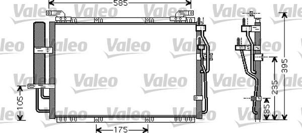 Valeo 818075 - Condensatore, Climatizzatore www.autoricambit.com