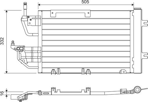 Valeo 818168 - Condensatore, Climatizzatore www.autoricambit.com