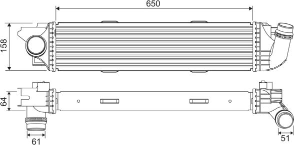 Valeo 818299 - Intercooler www.autoricambit.com