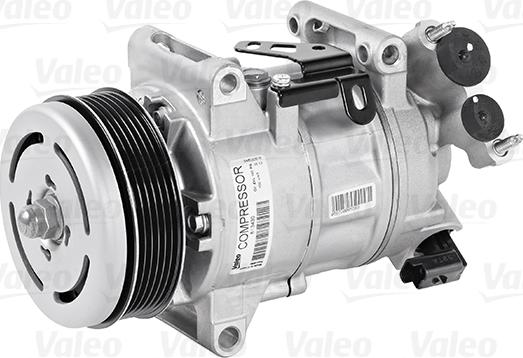 Valeo 813430 - Compressore, Climatizzatore www.autoricambit.com