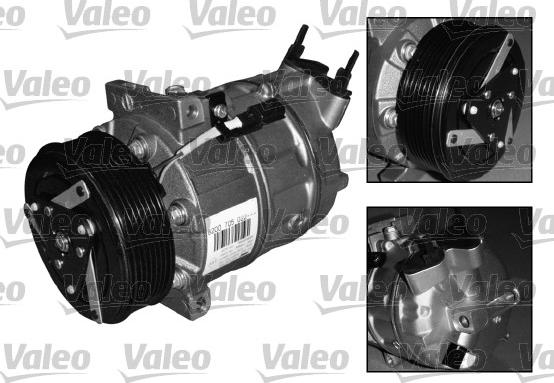 Valeo 813125 - Compressore, Climatizzatore www.autoricambit.com