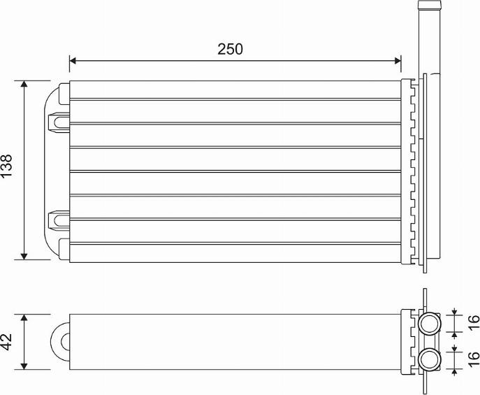 Valeo 812058 - Scambiatore calore, Riscaldamento abitacolo www.autoricambit.com