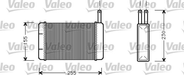 Valeo 812057 - Scambiatore calore, Riscaldamento abitacolo www.autoricambit.com