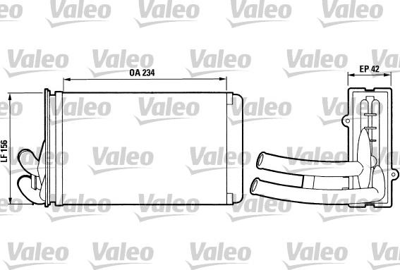 Valeo 812012 - Scambiatore calore, Riscaldamento abitacolo www.autoricambit.com