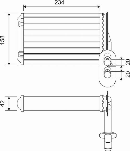 Valeo 812031 - Scambiatore calore, Riscaldamento abitacolo www.autoricambit.com