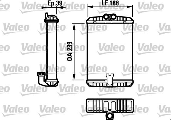 Valeo 812190 - Scambiatore calore, Riscaldamento abitacolo www.autoricambit.com