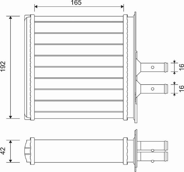 Valeo 812145 - Scambiatore calore, Riscaldamento abitacolo www.autoricambit.com