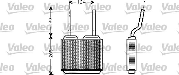 Valeo 812146 - Scambiatore calore, Riscaldamento abitacolo www.autoricambit.com