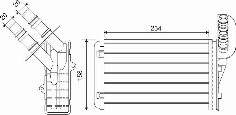 Valeo 812169 - Radiatore, Raffreddamento motore www.autoricambit.com