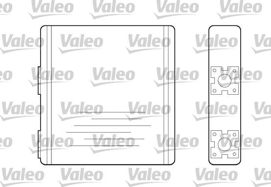 Valeo 812108 - Scambiatore calore, Riscaldamento abitacolo www.autoricambit.com