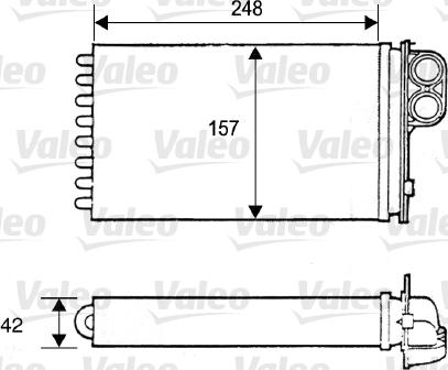 Valeo 812115 - Scambiatore calore, Riscaldamento abitacolo www.autoricambit.com