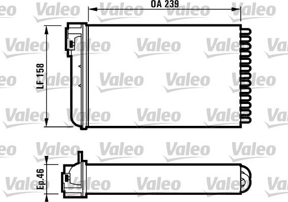 Valeo 812110 - Scambiatore calore, Riscaldamento abitacolo www.autoricambit.com