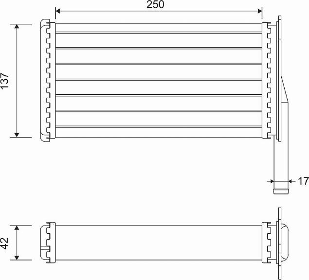 Valeo 812129 - Scambiatore calore, Riscaldamento abitacolo www.autoricambit.com