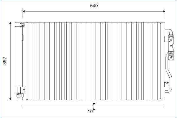 Valeo 812878 - Condensatore, Climatizzatore www.autoricambit.com