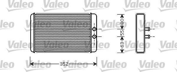 Valeo 812358 - Scambiatore calore, Riscaldamento abitacolo www.autoricambit.com