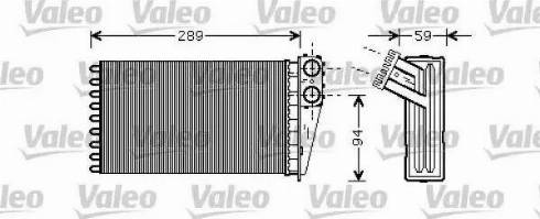 Valeo 812338 - Scambiatore calore, Riscaldamento abitacolo www.autoricambit.com