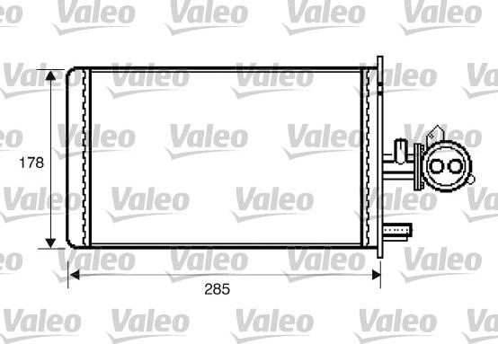 Valeo 812337 - Scambiatore calore, Riscaldamento abitacolo www.autoricambit.com