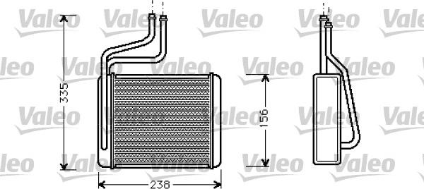 Valeo 812275 - Scambiatore calore, Riscaldamento abitacolo www.autoricambit.com