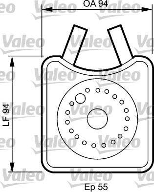 Valeo 817943 - Radiatore olio, Olio motore www.autoricambit.com