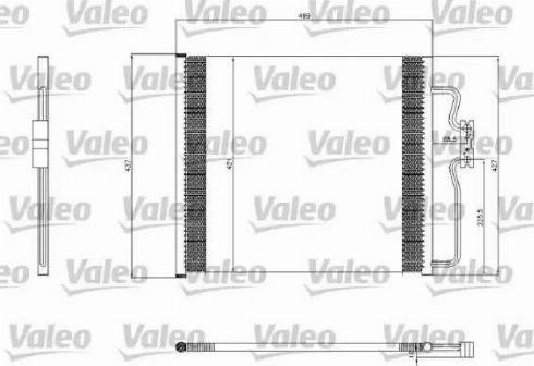 Valeo 817406 - Condensatore, Climatizzatore www.autoricambit.com