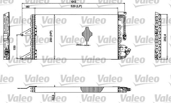 Valeo 817411 - Condensatore, Climatizzatore www.autoricambit.com