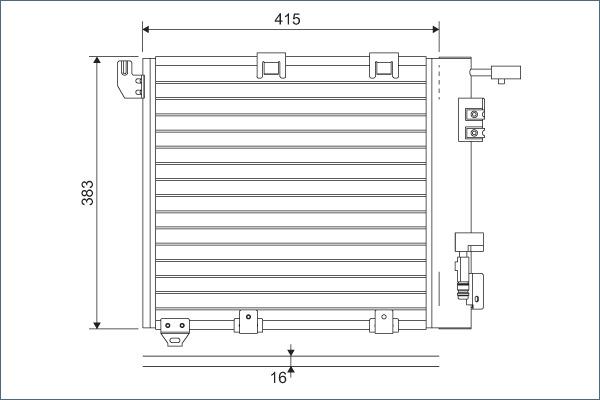 Valeo 817506 - Condensatore, Climatizzatore www.autoricambit.com