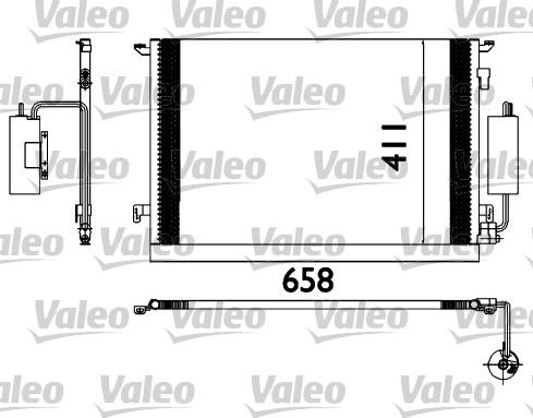 Valeo 817648 - Condensatore, Climatizzatore www.autoricambit.com