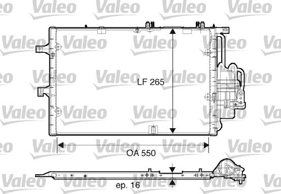 Valeo 817610 - Condensatore, Climatizzatore www.autoricambit.com