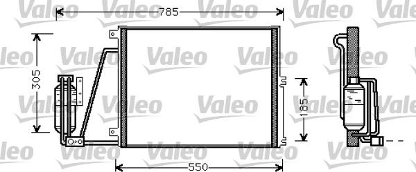 Valeo 817670 - Condensatore, Climatizzatore www.autoricambit.com