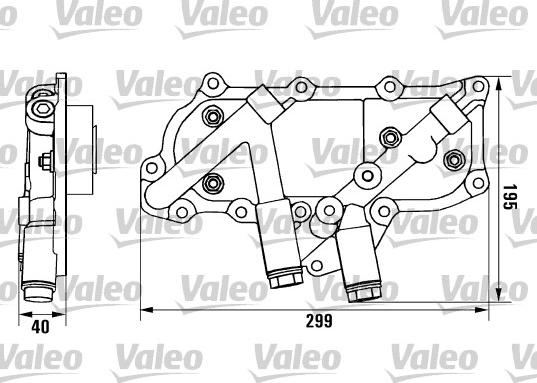 Valeo 817004 - Radiatore olio, Olio motore www.autoricambit.com