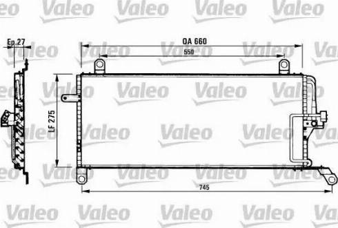 Valeo 817007 - Condensatore, Climatizzatore www.autoricambit.com