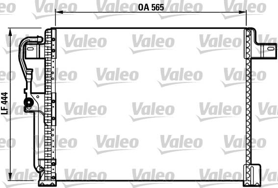 Valeo 817023 - Condensatore, Climatizzatore www.autoricambit.com
