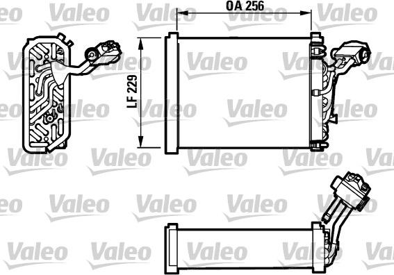 Valeo 817114 - Evaporatore, Climatizzatore www.autoricambit.com