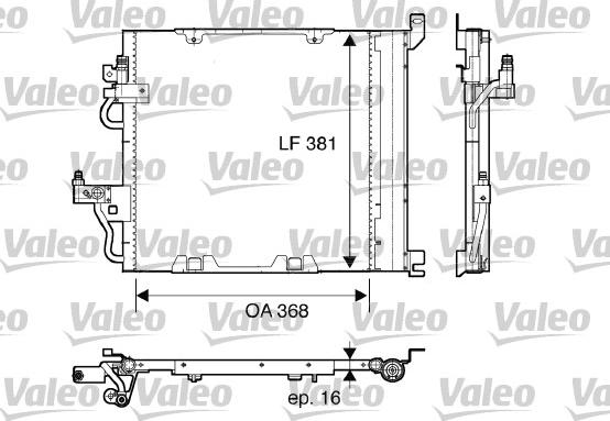 Valeo 817847 - Condensatore, Climatizzatore www.autoricambit.com