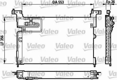 Valeo 817240 - Condensatore, Climatizzatore www.autoricambit.com