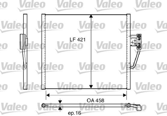 Valeo 817248 - Condensatore, Climatizzatore www.autoricambit.com