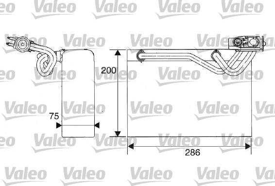 Valeo 817278 - Evaporatore, Climatizzatore www.autoricambit.com