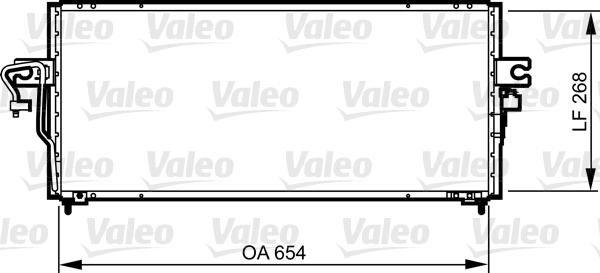 Valeo 817792 - Condensatore, Climatizzatore www.autoricambit.com