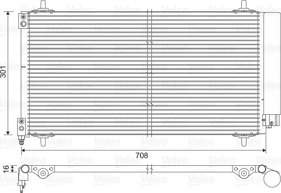 Valeo 817740 - Condensatore, Climatizzatore www.autoricambit.com