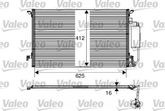 Valeo 817711 - Condensatore, Climatizzatore www.autoricambit.com