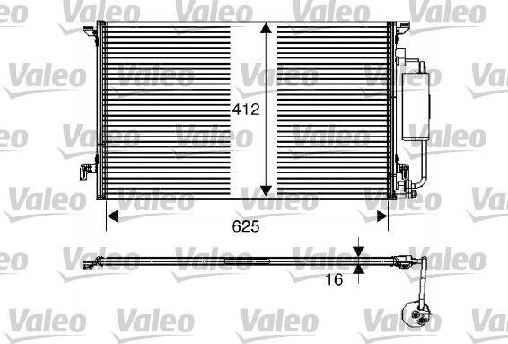 Valeo 817712 - Condensatore, Climatizzatore www.autoricambit.com