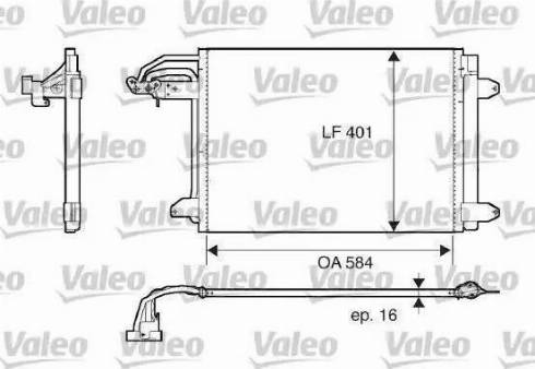 Ava Quality Cooling VW5209D - Condensatore, Climatizzatore www.autoricambit.com