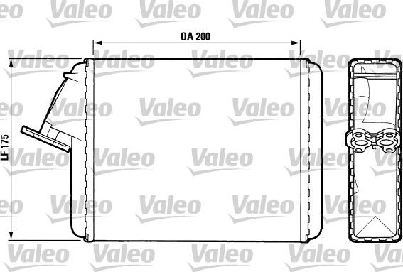 Valeo 883468 - Scambiatore calore, Riscaldamento abitacolo www.autoricambit.com