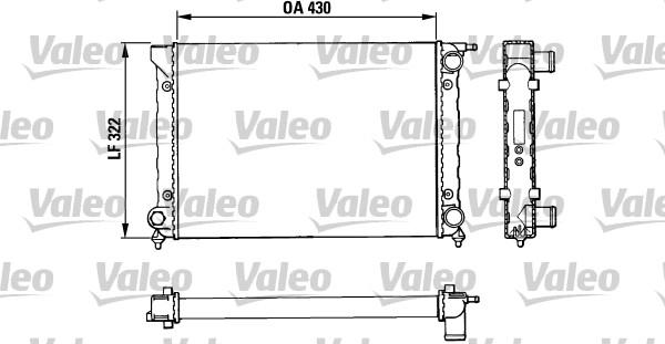 Valeo 883820 - Radiatore, Raffreddamento motore www.autoricambit.com