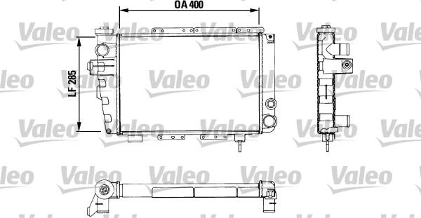 Valeo 883282 - Radiatore, Raffreddamento motore www.autoricambit.com