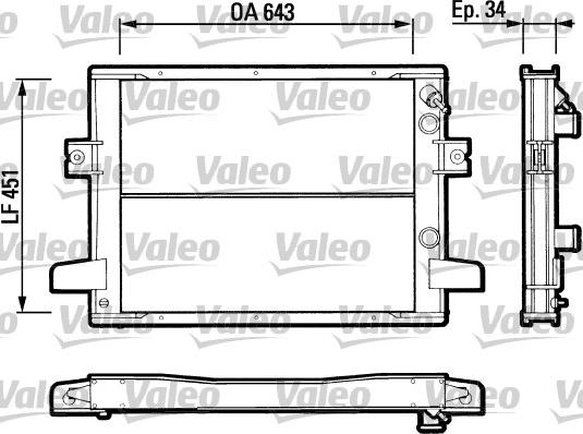 Valeo 883787 - Radiatore, Raffreddamento motore www.autoricambit.com