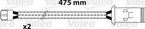 Valeo 882333 - Contatto segnalazione, Usura past. freno/mat. d'attrito www.autoricambit.com